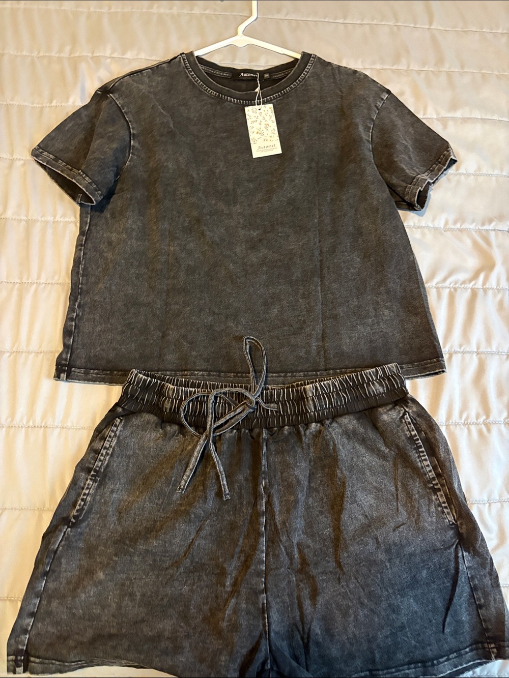 Washed Black Short Sleeve Tee
